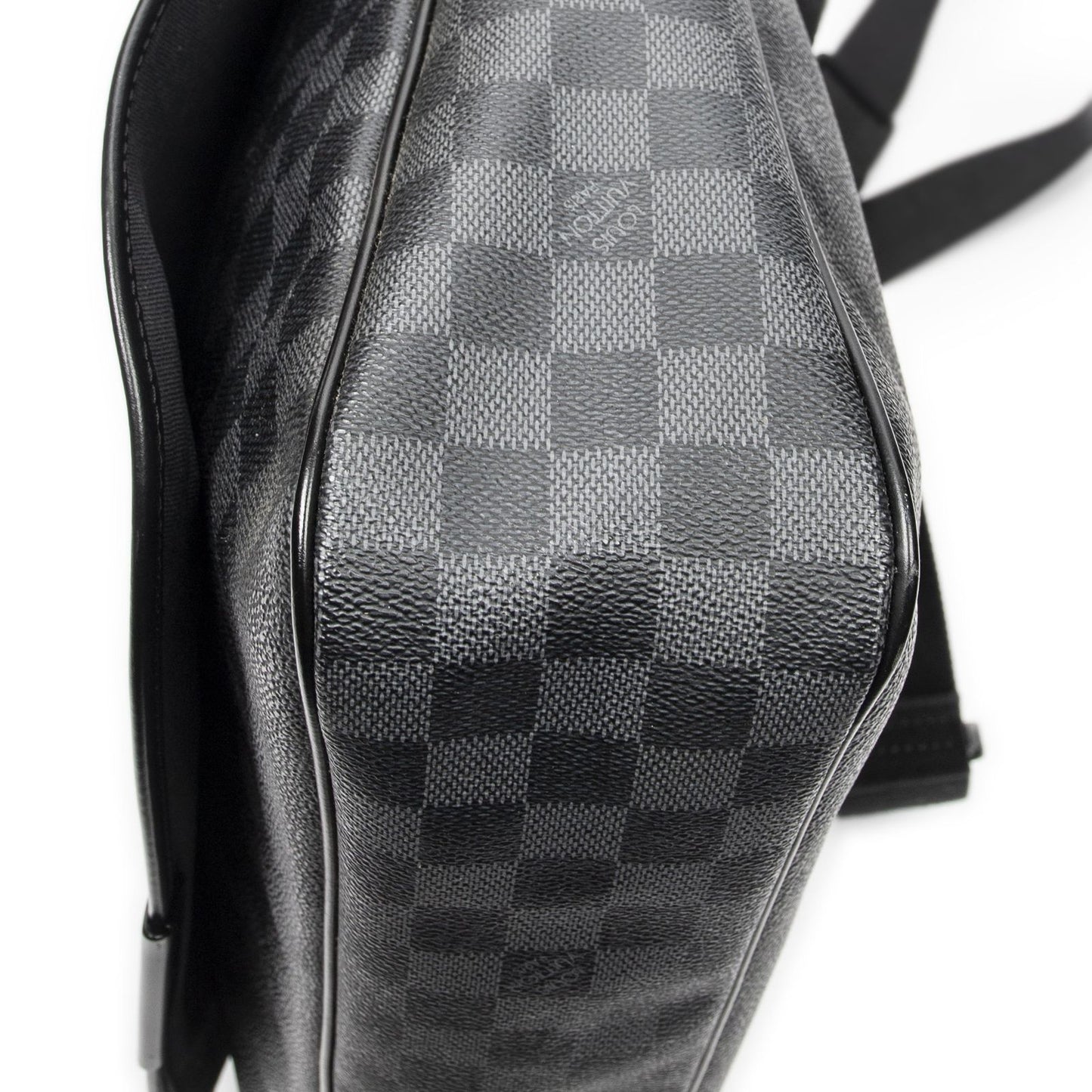 Louis Vuitton Daniel Black Gray Damier Graphite Messenger Bag — view 7