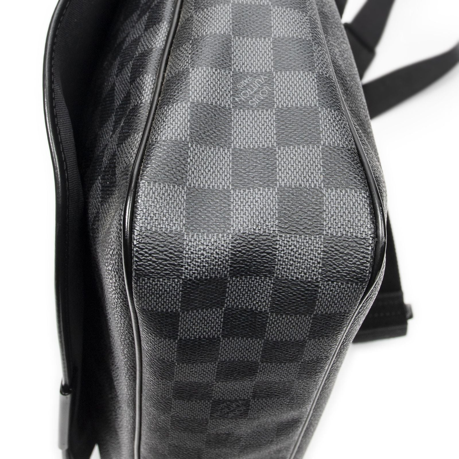 Louis Vuitton Daniel Black Gray Damier Graphite Messenger Bag — view 7