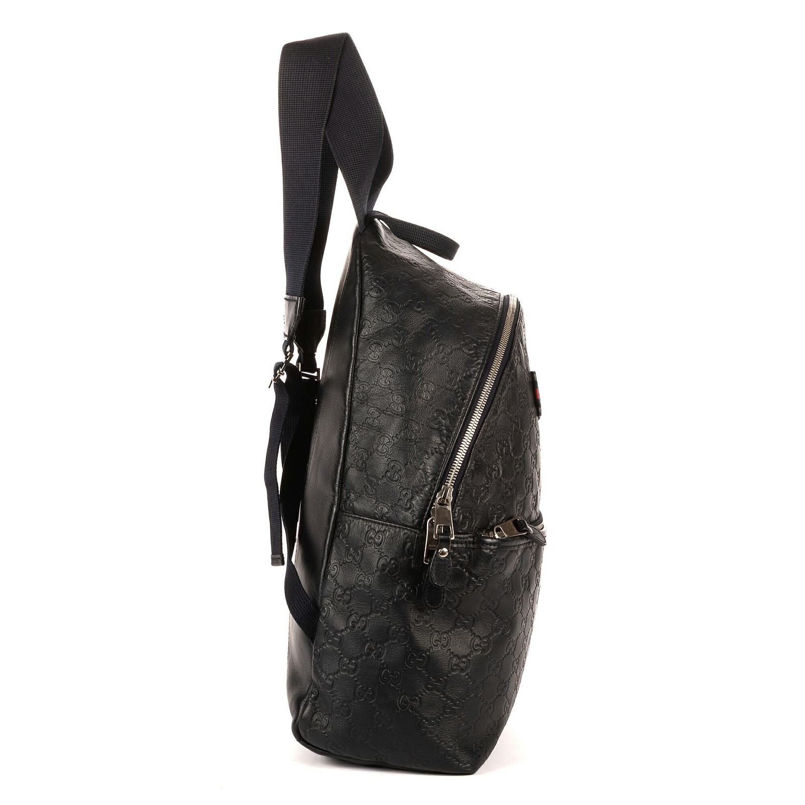 Gucci Rider Backpack Navy Guccissima — view 4