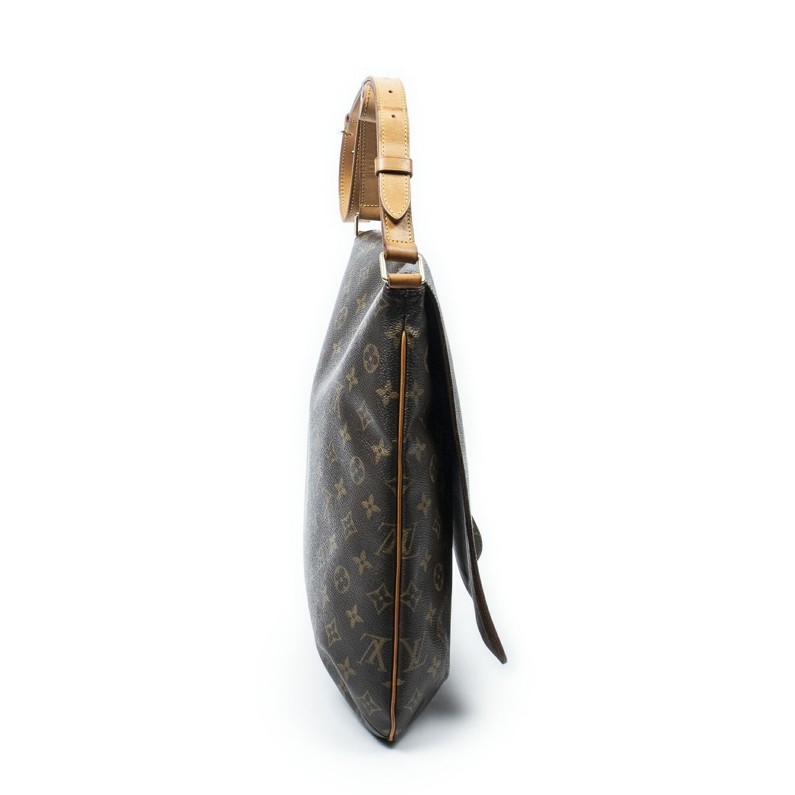 Louis Vuitton Musette Brown Monogram Canvas Messenger Bag — view 4