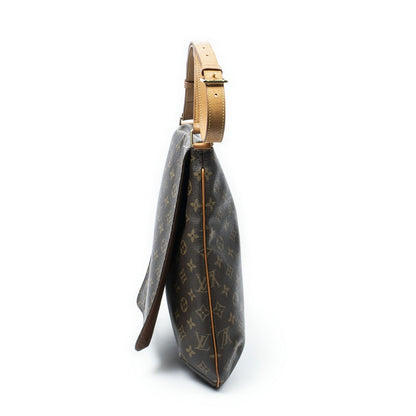 Louis Vuitton Musette Brown Monogram Canvas Messenger Bag — view 3