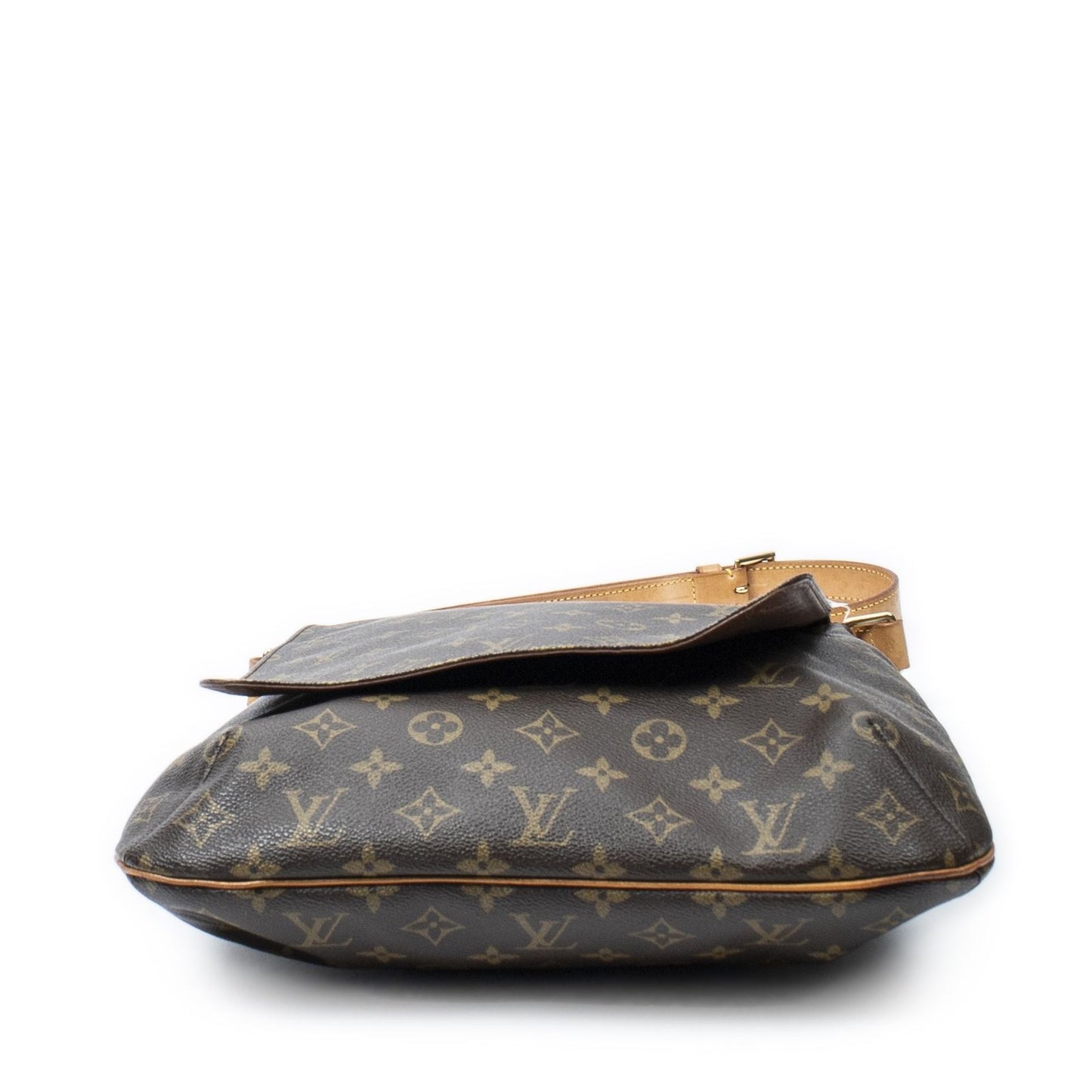 Louis Vuitton Musette Brown Monogram Canvas Messenger Bag — view 6