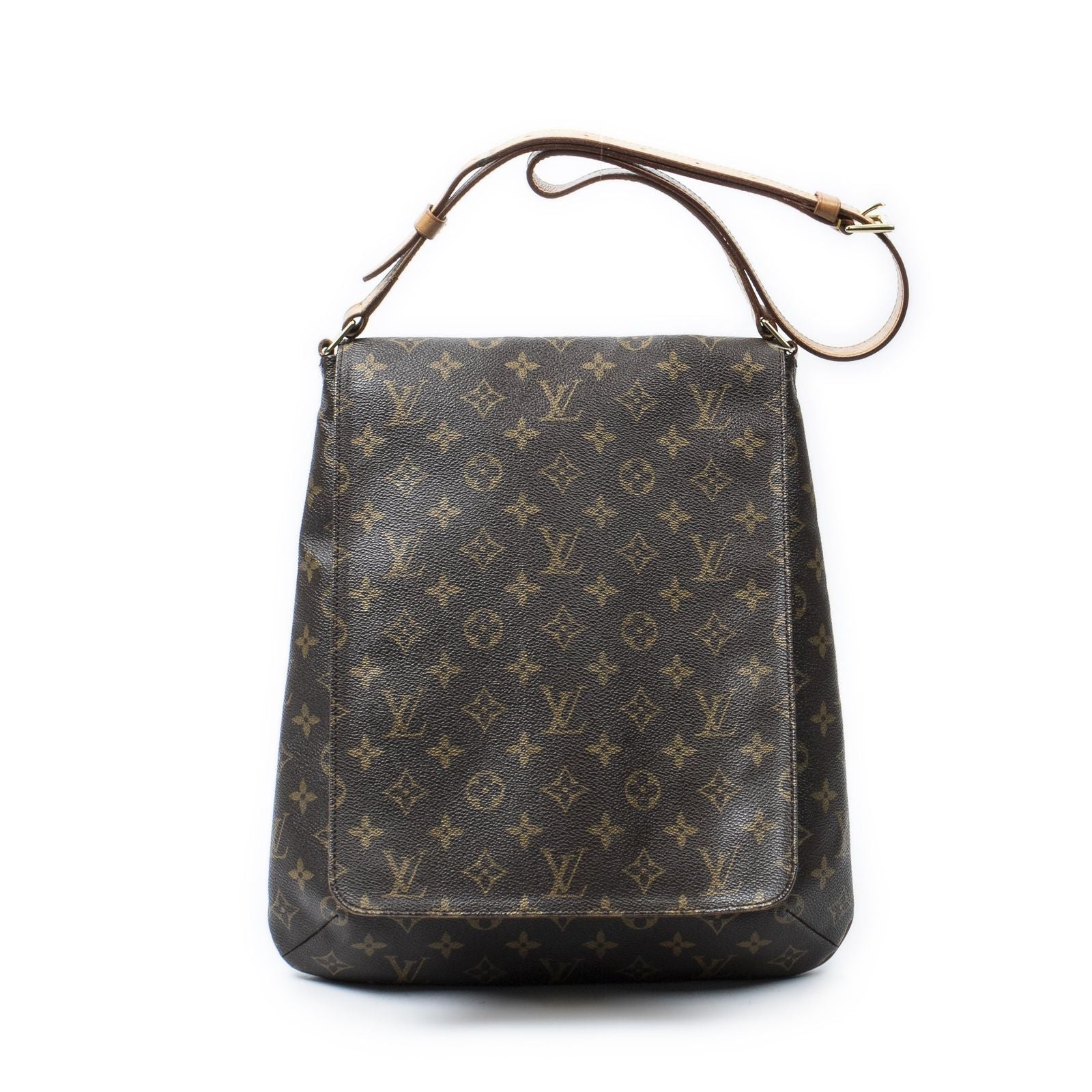 Louis Vuitton Musette Brown Monogram Canvas Messenger Bag