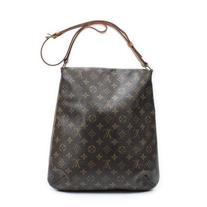 Louis Vuitton Musette Brown Monogram Canvas Messenger Bag — view 5