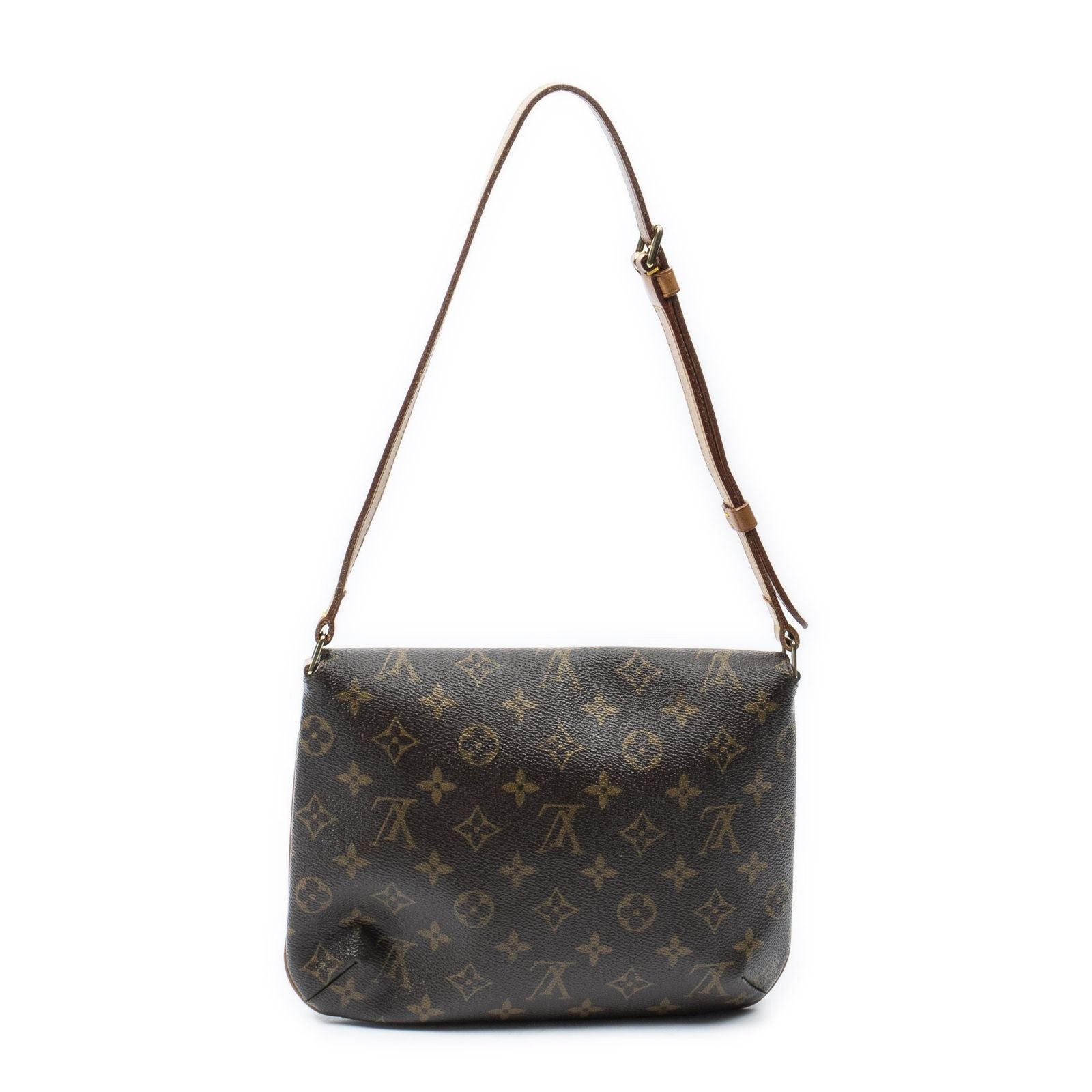 Louis Vuitton Musette Tango Brown Monogram Canvas Messenger Bag — view 5