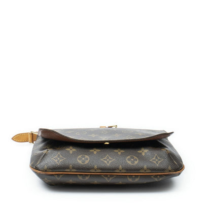 Louis Vuitton Musette Tango Brown Monogram Canvas Messenger Bag — view 6