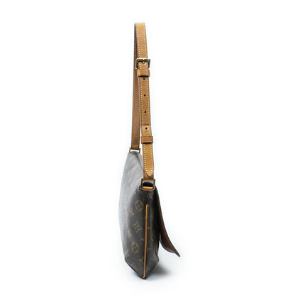 Louis Vuitton Musette Tango Brown Monogram Canvas Messenger Bag — view 4