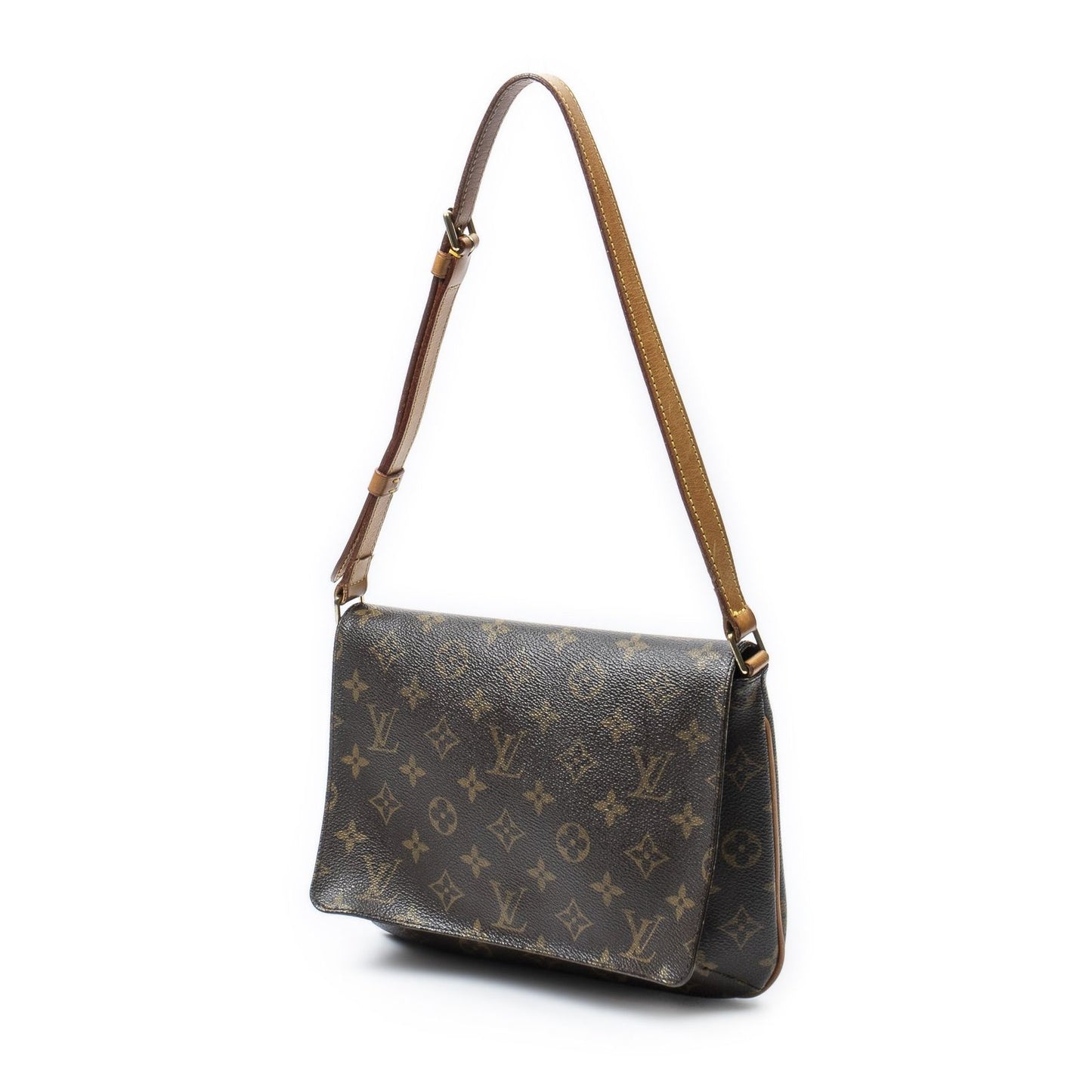 Louis Vuitton Musette Tango Brown Monogram Canvas Messenger Bag — view 2