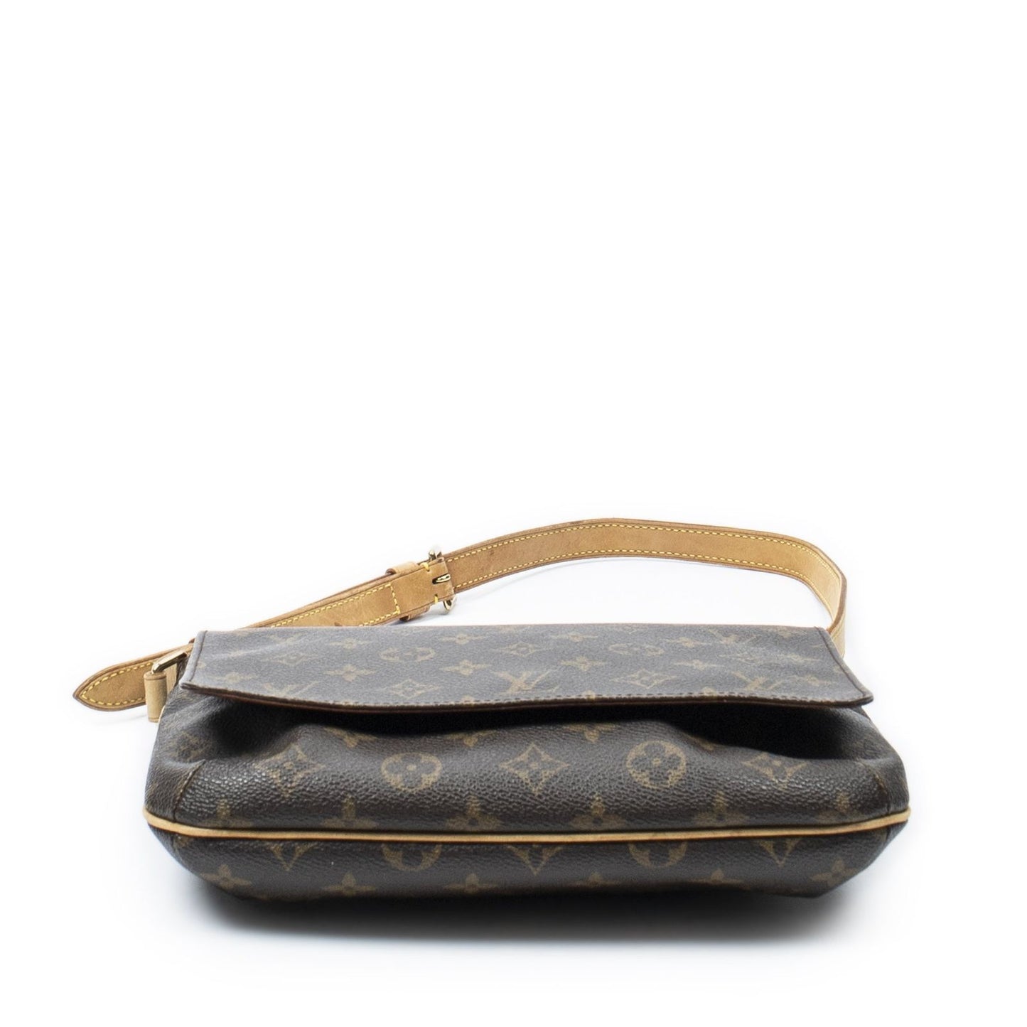 Louis Vuitton Musette Tango Brown Monogram Canvas Messenger Bag — view 6