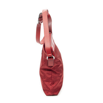 Gucci Square Zip Crossbody Red GG Nylon Canvas — view 3