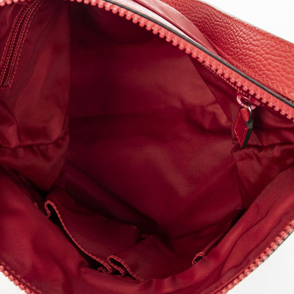 Gucci Square Zip Crossbody Red GG Nylon Canvas — view 9