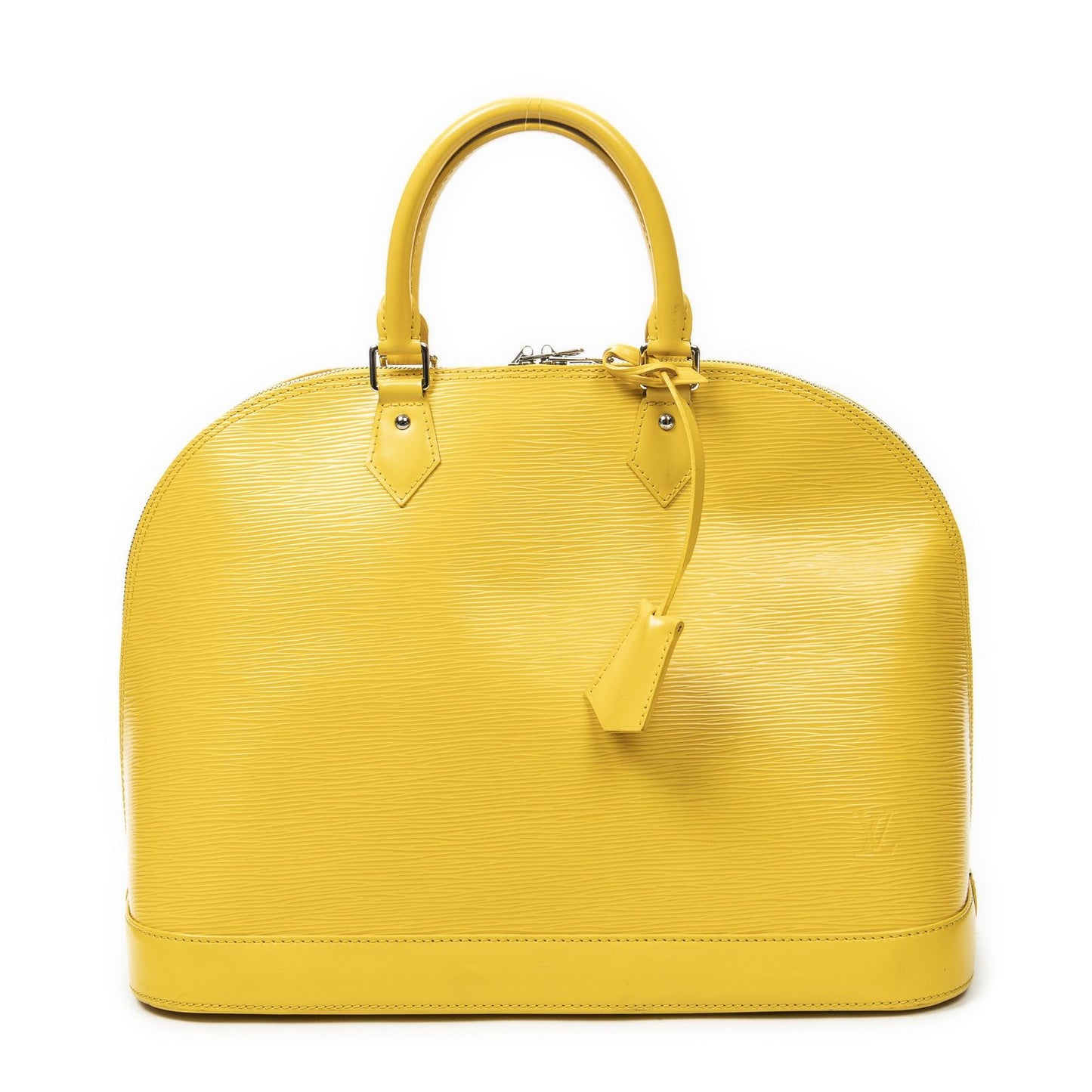 Louis Vuitton Alma Yellow Epi Handbag