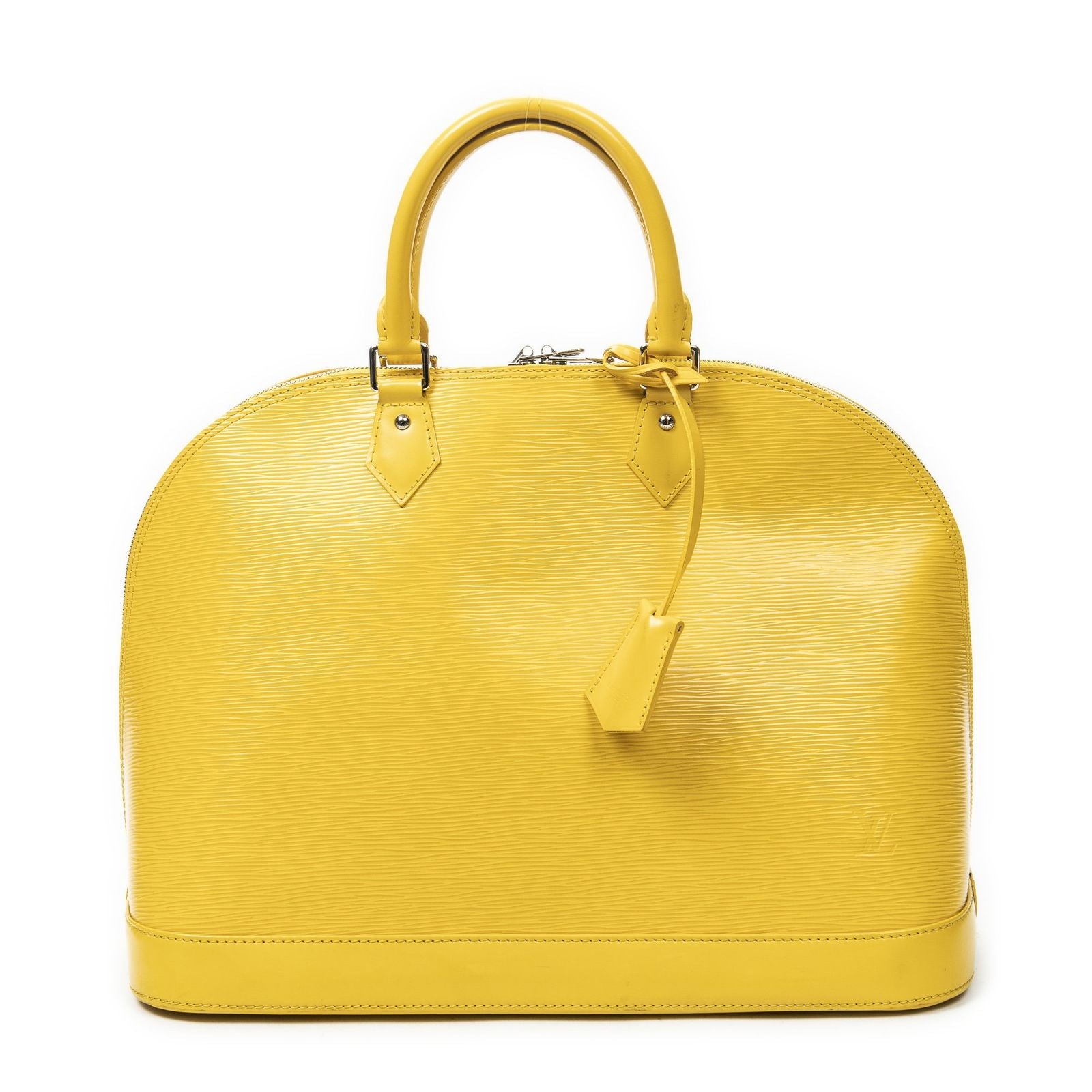 Louis Vuitton Alma Yellow Epi Handbag