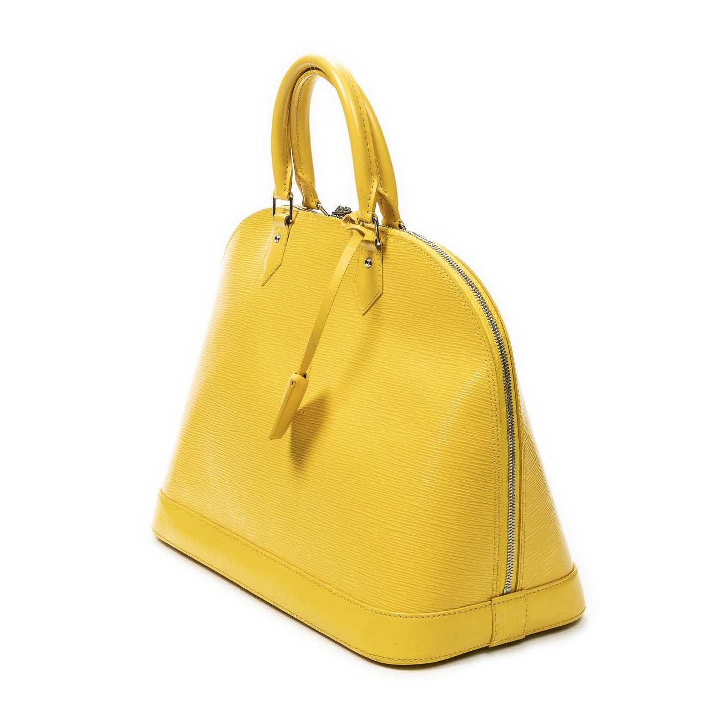 Louis Vuitton Alma Yellow Epi Handbag — view 2