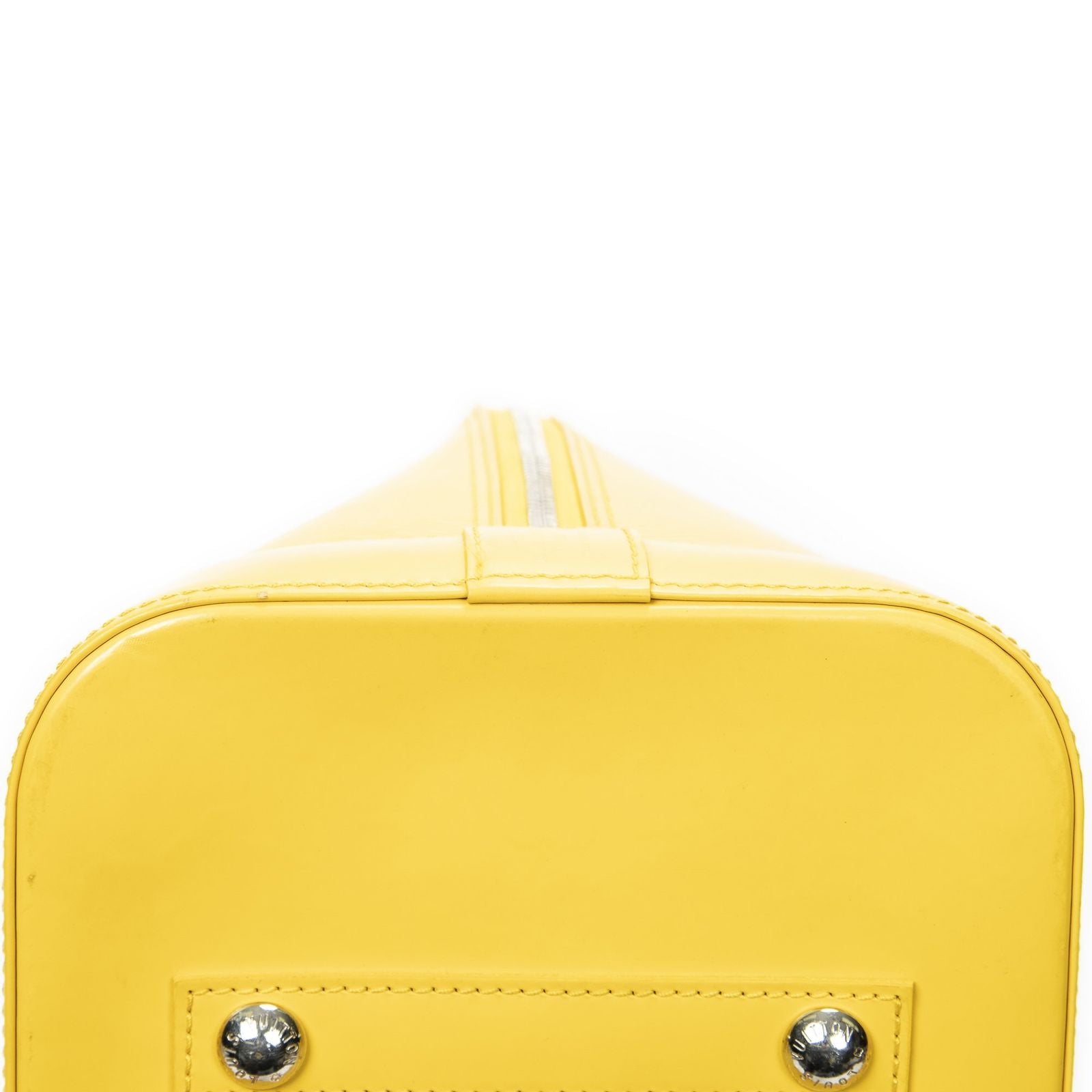 Louis Vuitton Alma Yellow Epi Handbag — view 7