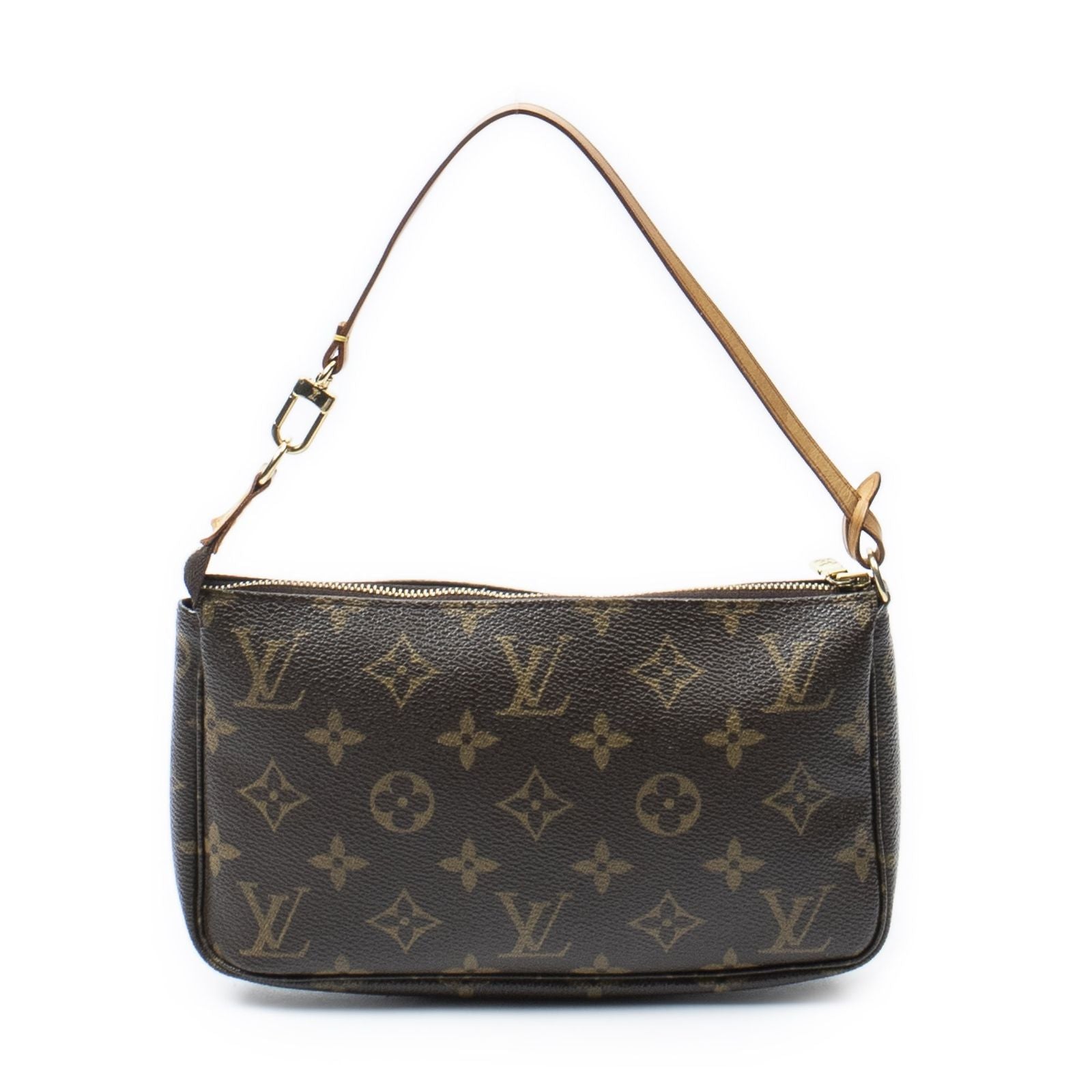 Louis Vuitton Pochette Brown Monogram Canvas — view 5