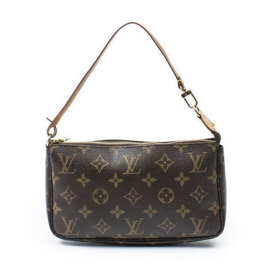Louis Vuitton Pochette Brown Monogram Canvas