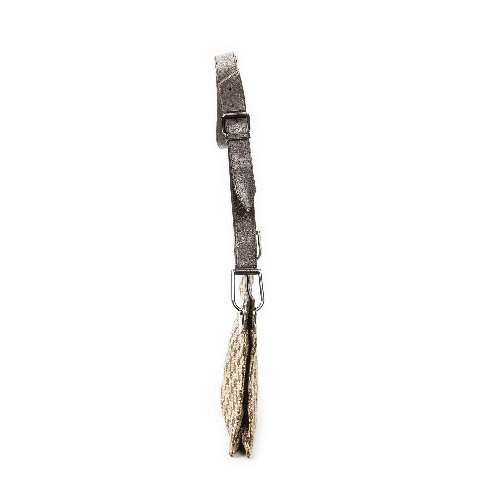 Gucci Eclipse Crossbody Shoulder Bag Beige Brown GG Canvas — view 3