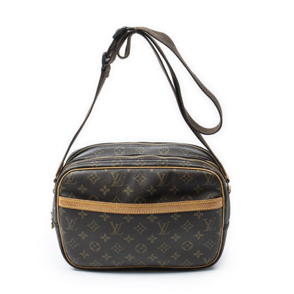 Louis Vuitton Reporter Brown Monogram Canvas Messenger Bag