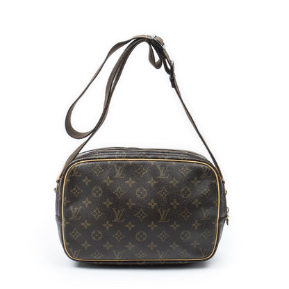 Louis Vuitton Reporter Brown Monogram Canvas Messenger Bag — view 5
