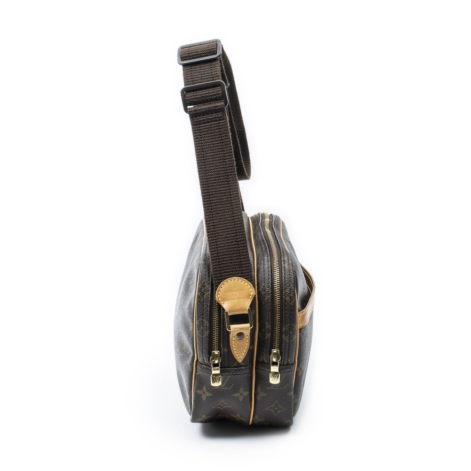 Louis Vuitton Reporter Brown Monogram Canvas Messenger Bag — view 4