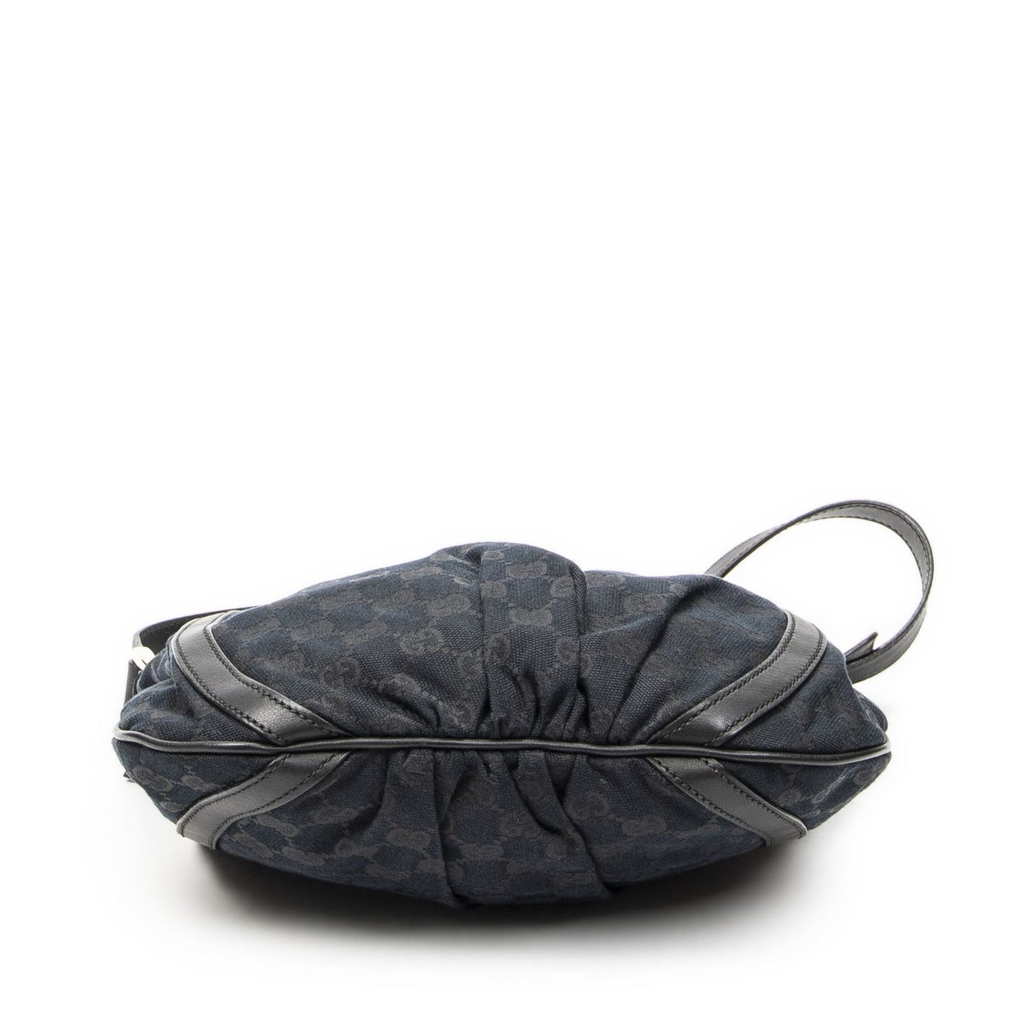Gucci Abbey Shoulder Bag Black GG Canvas — view 6