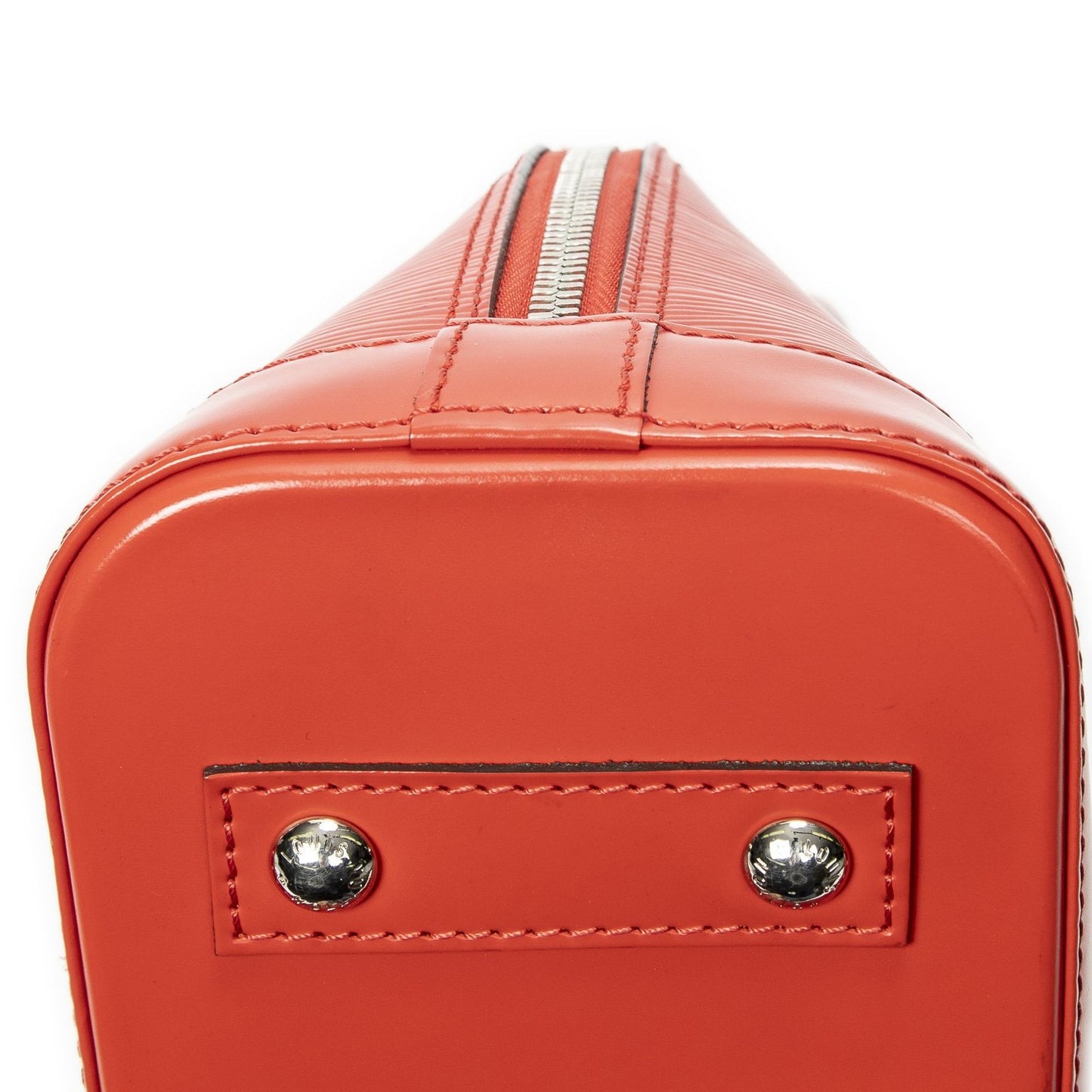 Louis Vuitton Alma Coquelicot Epi Handbag — view 8