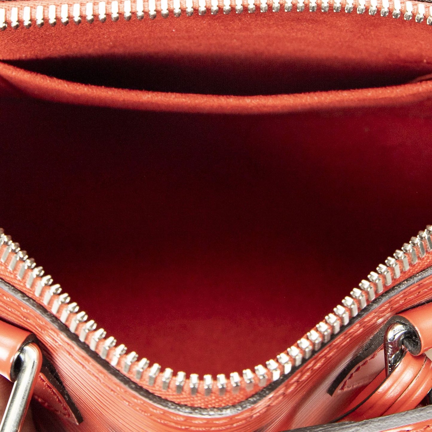 Louis Vuitton Alma Coquelicot Epi Handbag — view 9