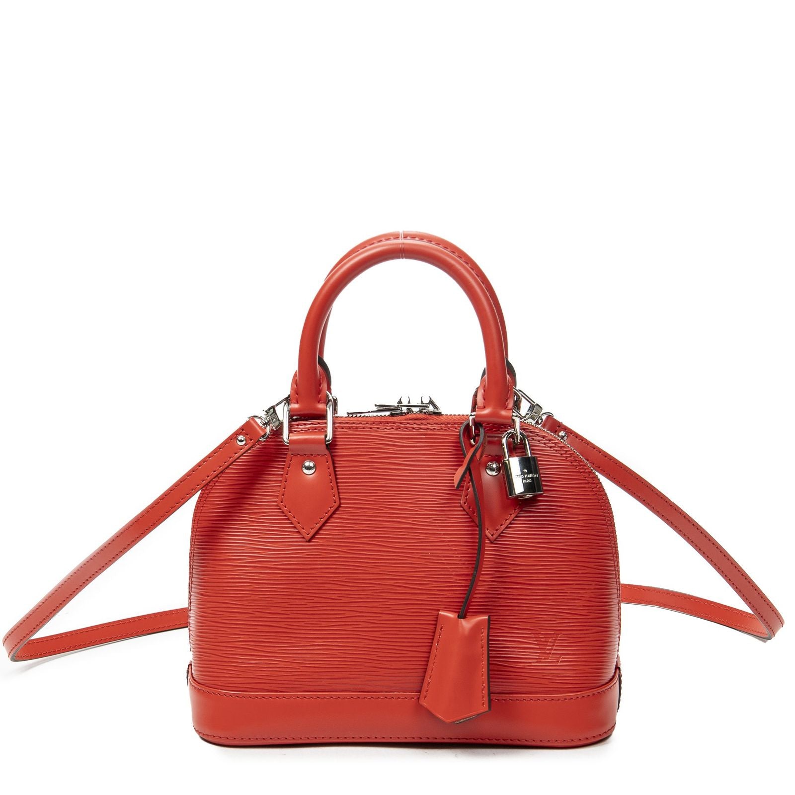 Louis Vuitton Alma Coquelicot Epi Handbag