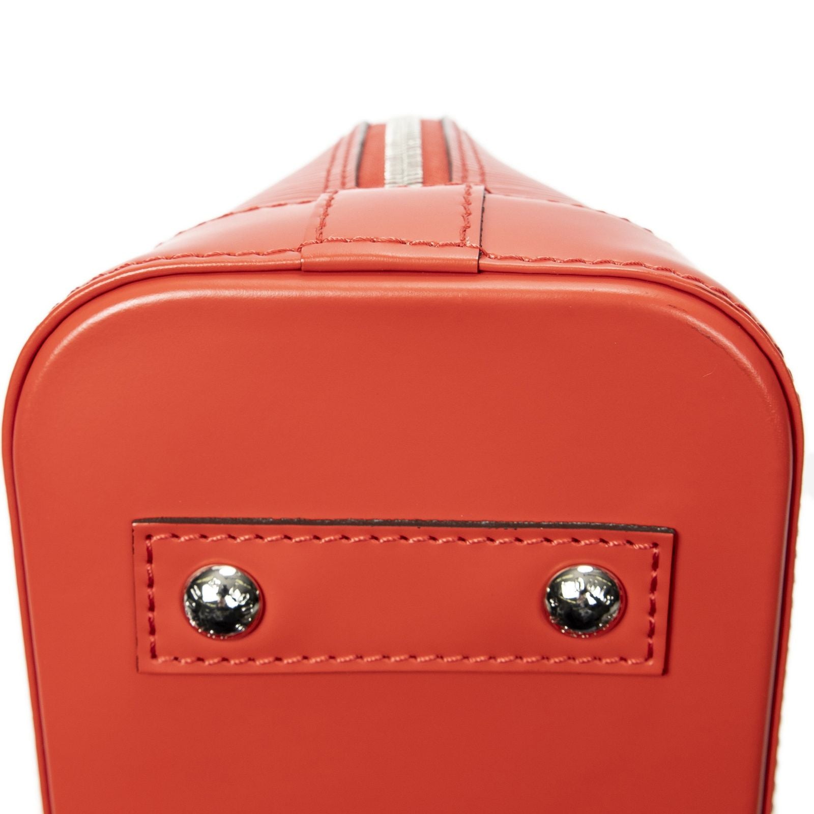 Louis Vuitton Alma Coquelicot Epi Handbag — view 8