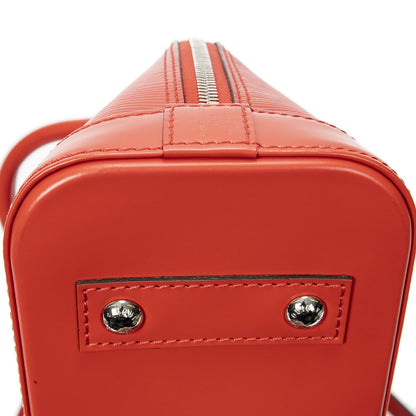 Louis Vuitton Alma Coquelicot Epi Handbag — view 7