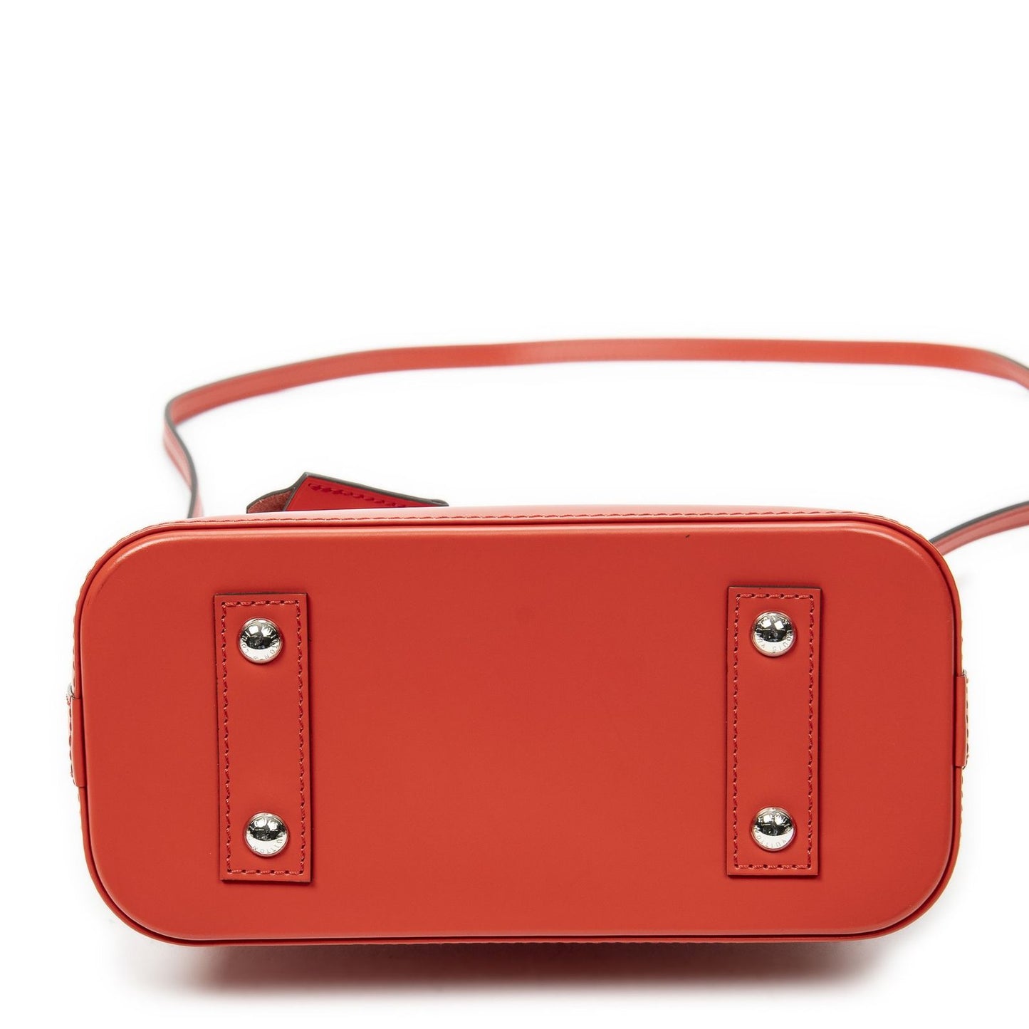 Louis Vuitton Alma Coquelicot Epi Handbag — view 6
