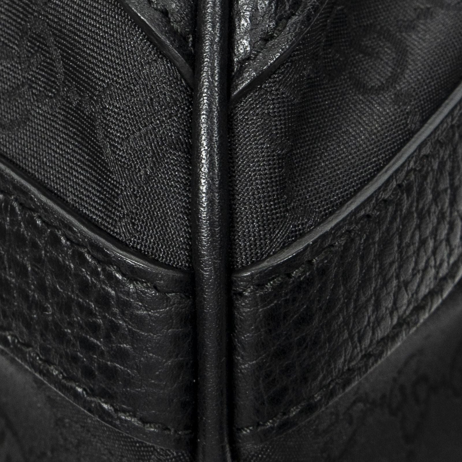 Gucci Convertible Tote Black GG Nylon Canvas — view 8