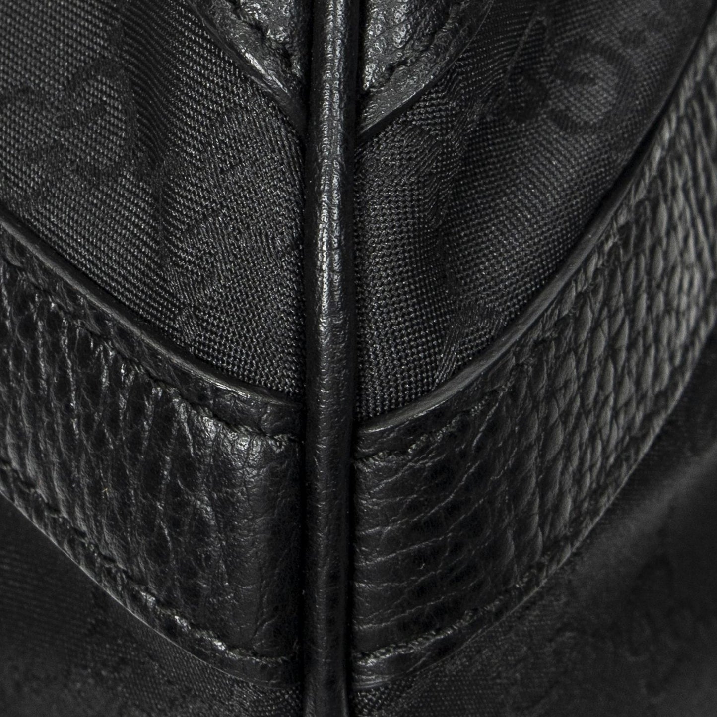 Gucci Convertible Tote Black GG Nylon Canvas — view 7