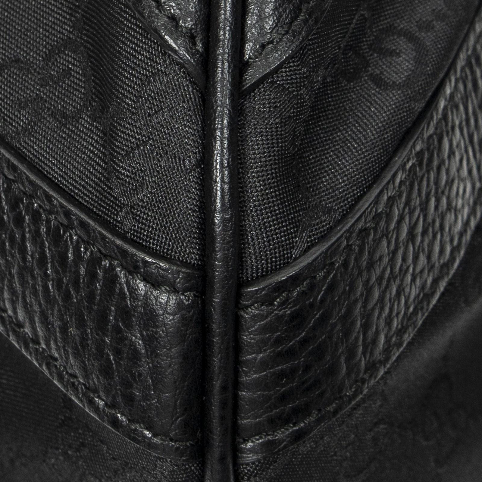 Gucci Convertible Tote Black GG Nylon Canvas — view 7