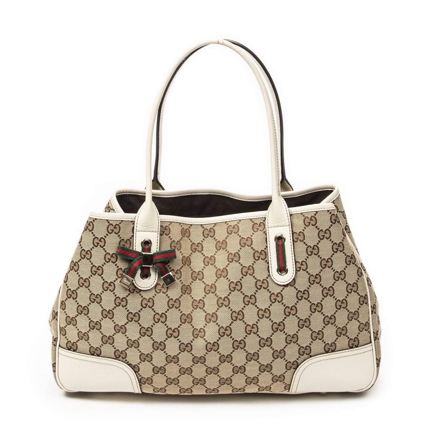 Gucci Princi Tote Beige Ivory GG Canvas