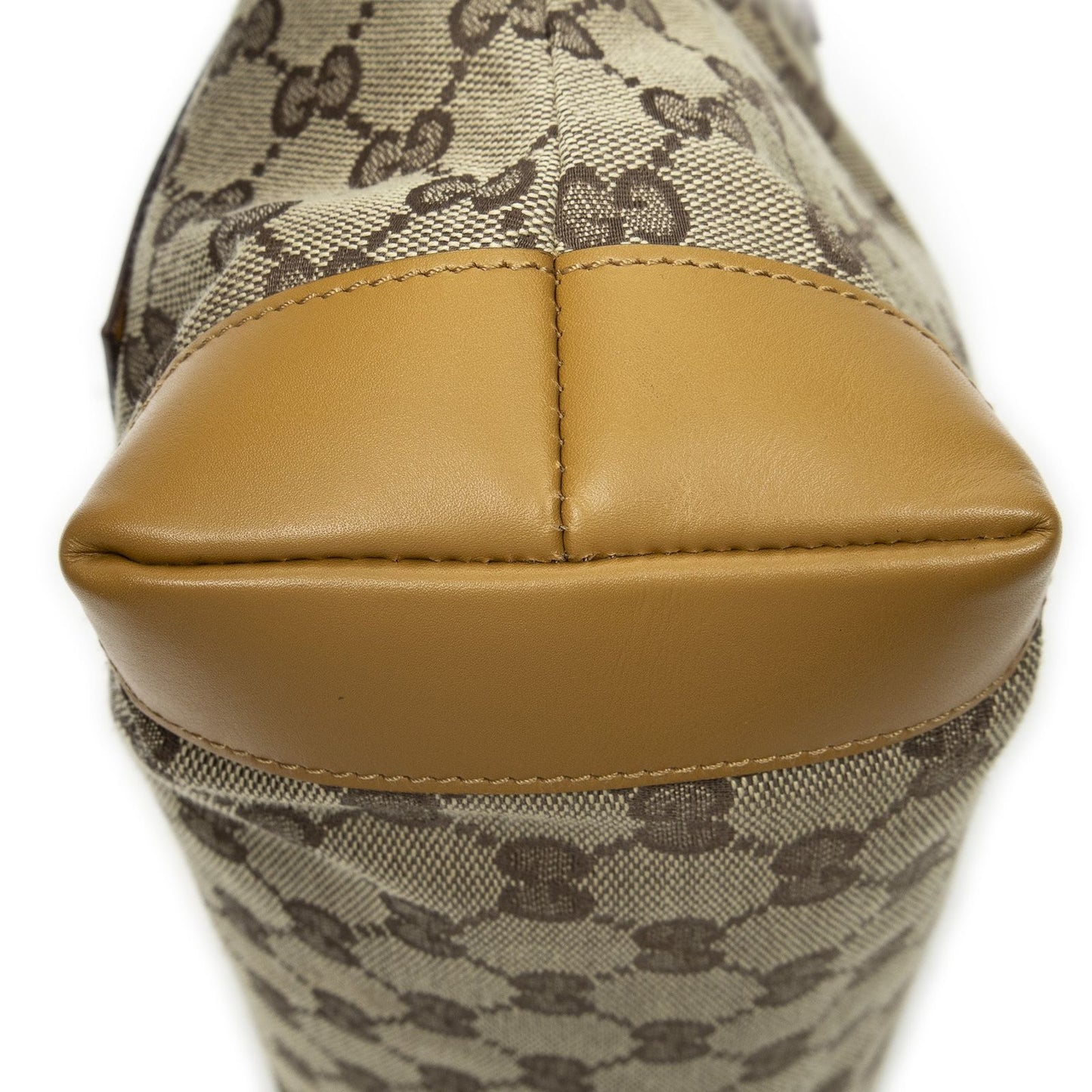Gucci Front Pocket Zip Tote Beige Tan GG Canvas — view 8