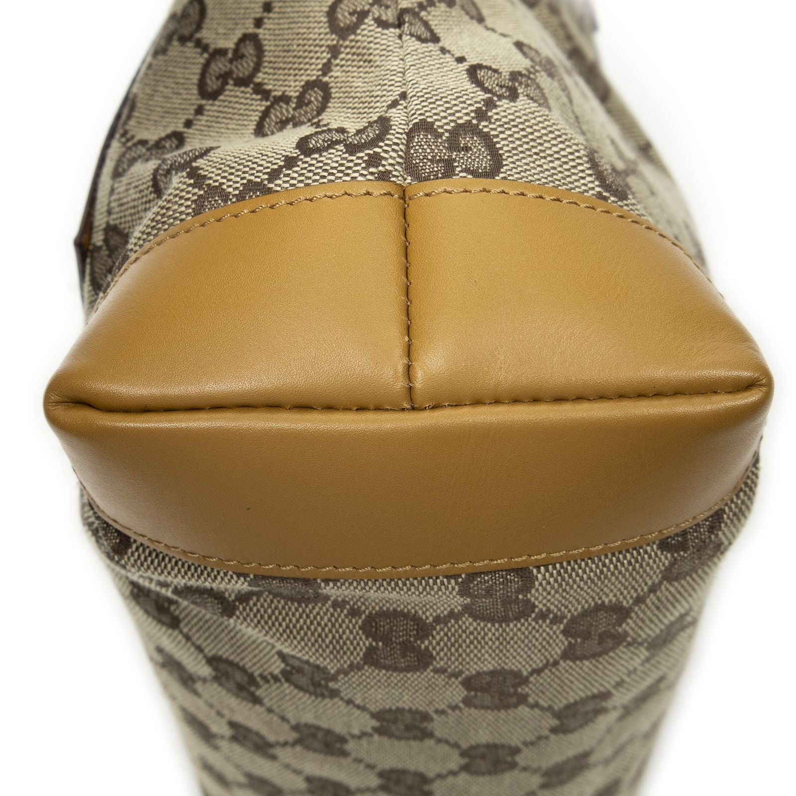 Gucci Front Pocket Zip Tote Beige Tan GG Canvas — view 8