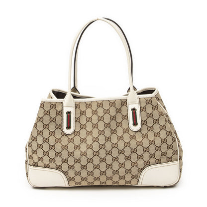 Gucci Princi Tote Beige Ivory GG Canvas — view 5