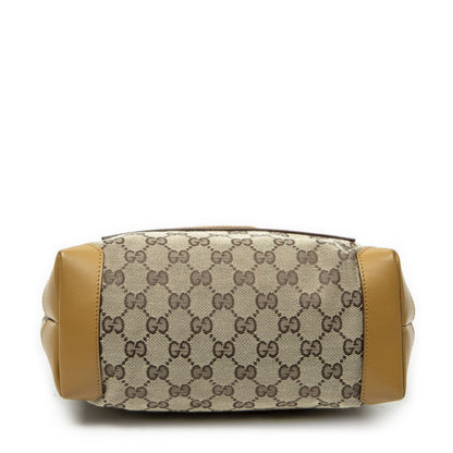 Gucci Front Pocket Zip Tote Beige Tan GG Canvas — view 6