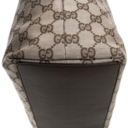 Gucci Vertical Tote Light Pink Brown GG Canvas — view 8