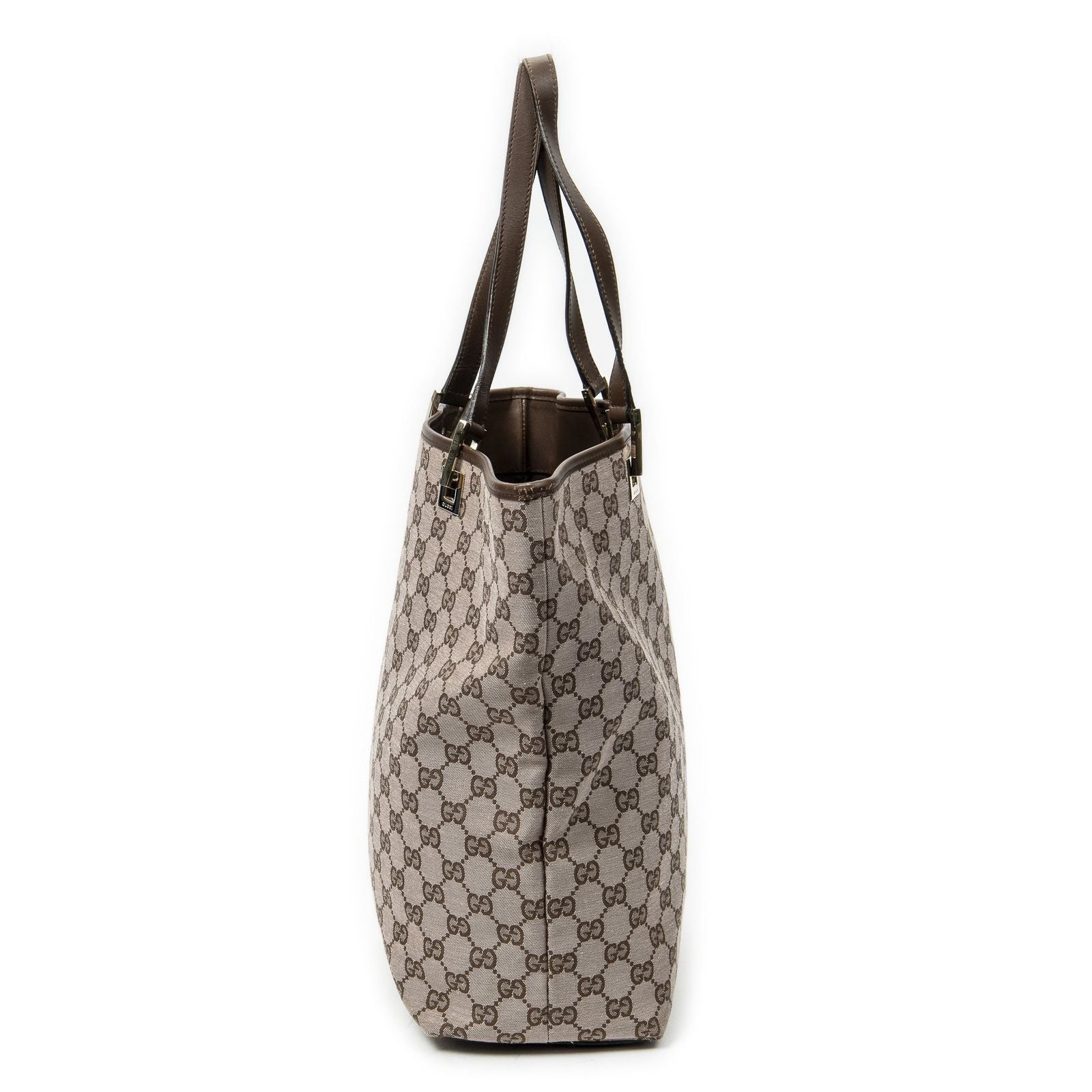 Gucci Vertical Tote Light Pink Brown GG Canvas — view 4