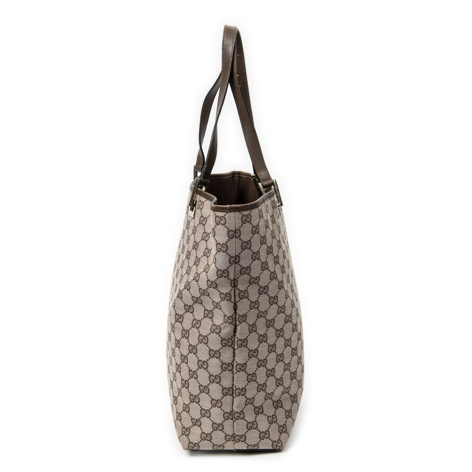 Gucci Vertical Tote Light Pink Brown GG Canvas — view 3
