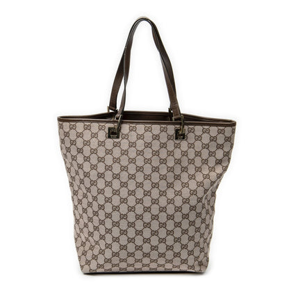 Gucci Vertical Tote Light Pink Brown GG Canvas — view 5