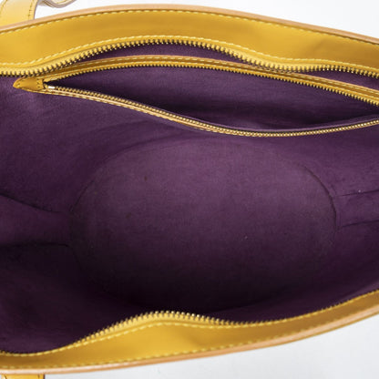 Louis Vuitton Saint Jacques Shopping Yellow Epi Messenger Bag — view 9
