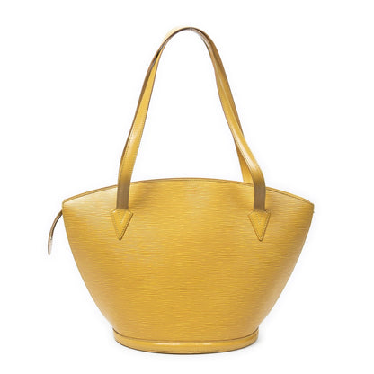 Louis Vuitton Saint Jacques Shopping Yellow Epi Messenger Bag — view 5