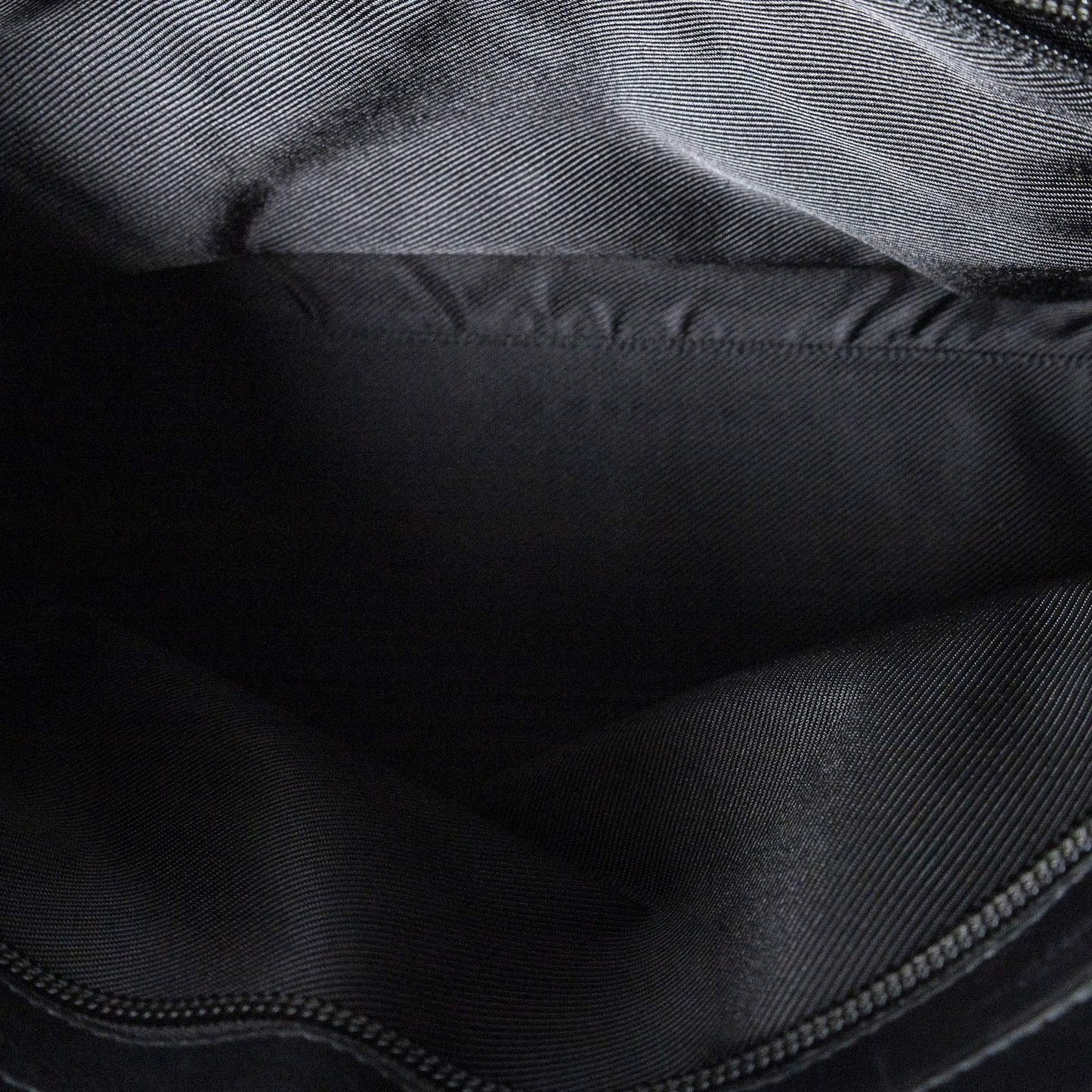 Gucci Zip Shopping Tote Black GG Canvas — view 9