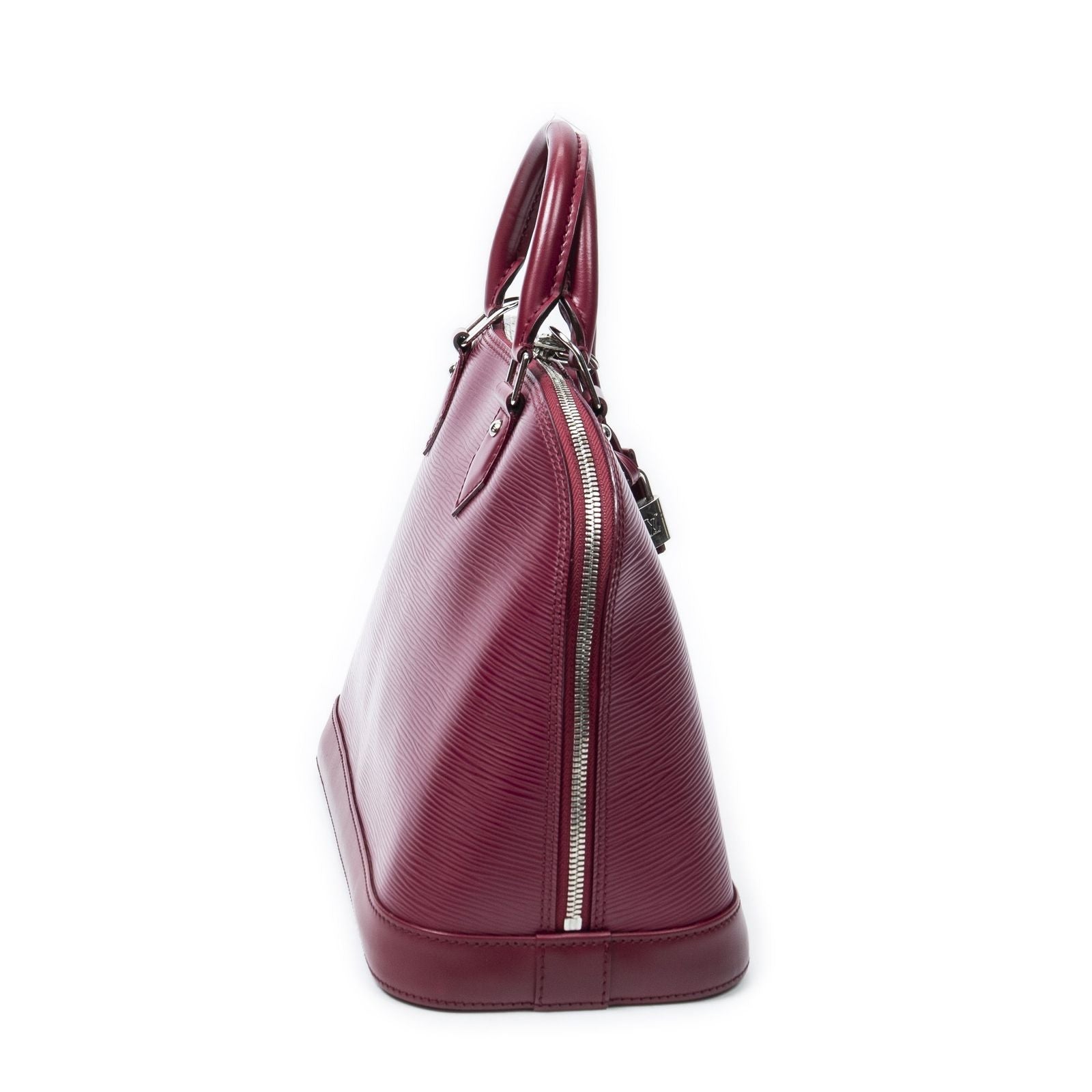 Louis Vuitton Alma Fuchsia Epi Handbag — view 4