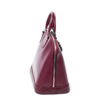 Louis Vuitton Alma Fuchsia Epi Handbag — view 4
