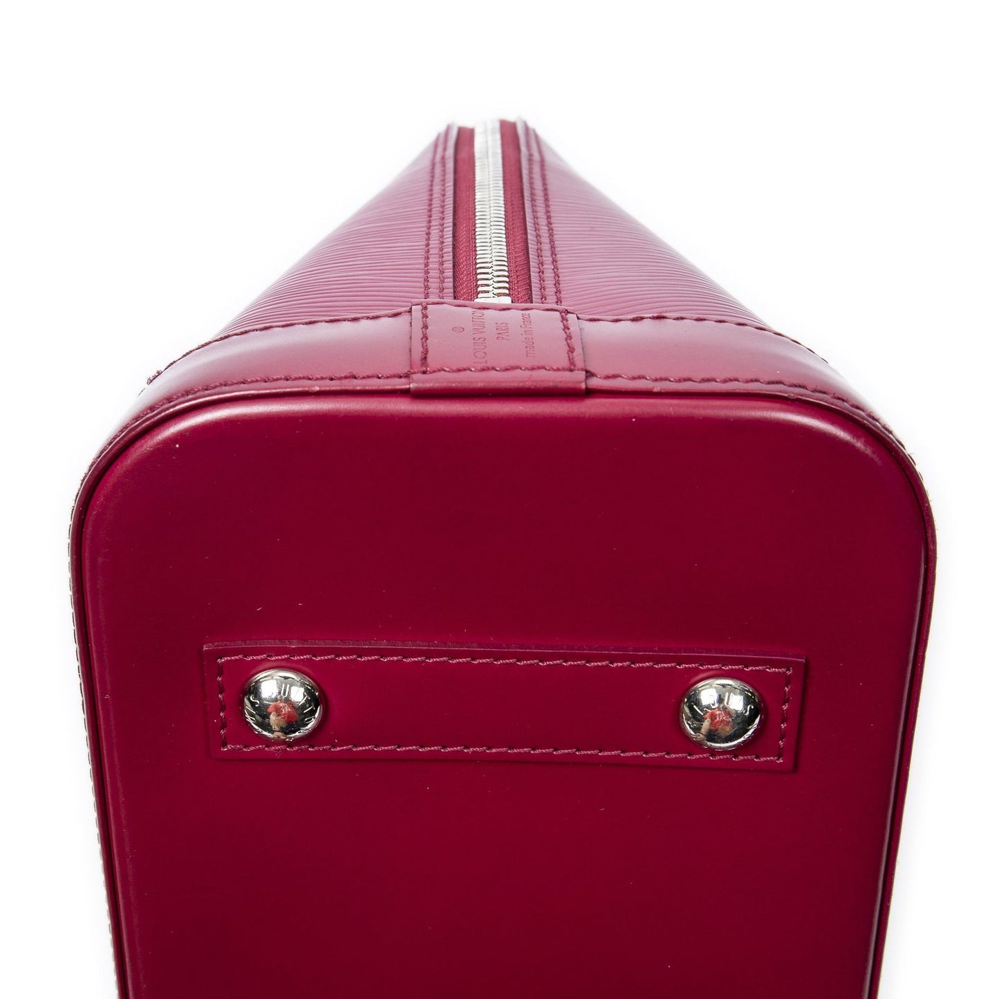 Louis Vuitton Alma Fuchsia Epi Handbag — view 7